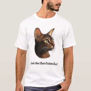 Havana Brown Kat Maak Je Eigen Aangepaste Tekst T-shirt