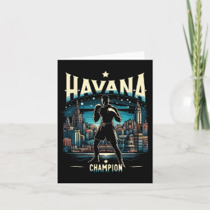 Havana Champion Cuban Boxing Spirit City Kaart