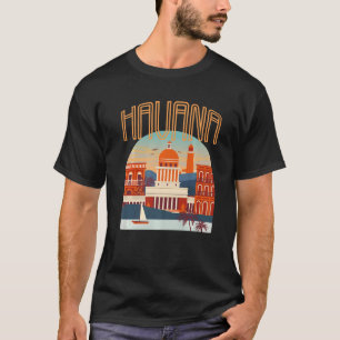 Havana City El Malecon Cuba Souvenir T-shirt