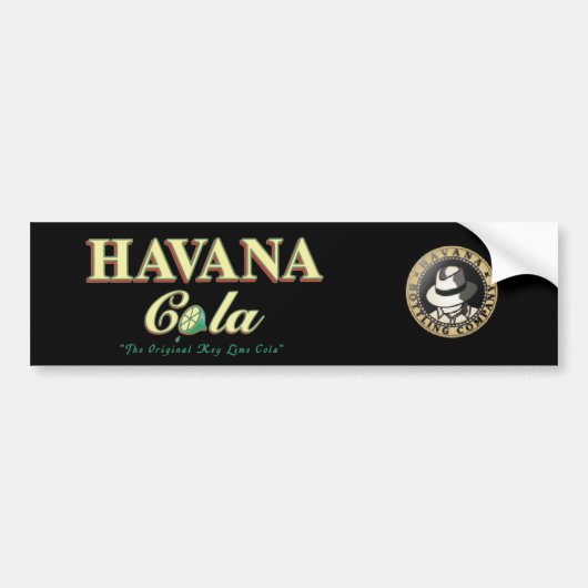 HAVANA COLA BUMPERSTICKER (Voorkant)