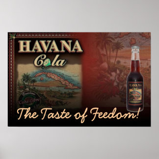 HAVANA COLA Le goût de la liberté ! impression sur