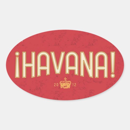 Havana Crown Sticker (Voorkant)