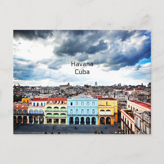 Havana, Cuba Briefkaart (Voorkant)