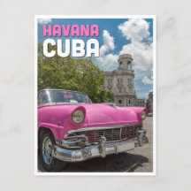 Havana Cuba — briefkaart van het klassieke autover