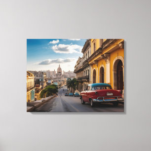 Havana Cuba Canvas Afdruk