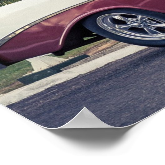 HAVANA CUBA CAR POSTER (Hoek)