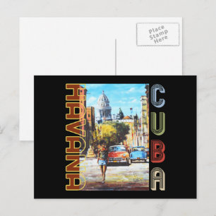 Havana Cuba Fine Art - Nationale Hoofdstad Briefkaart