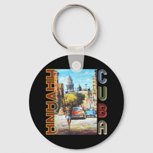 Havana Cuba Fine Art - Nationale Hoofdstad Sleutelhanger