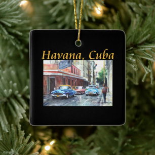 Havana Cuba Floridita Kunst Keramisch Ornament