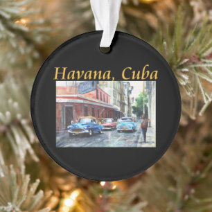 Havana Cuba Floridita Kunst Ornament