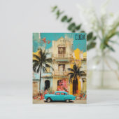 Havana Cuba Gemengde Media Reizen Briefkaart (Staand voorkant)