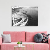 Havana, Cuba Harbour met een deel van Morro Castle Canvas Afdruk (Insitu (Woonkamer))