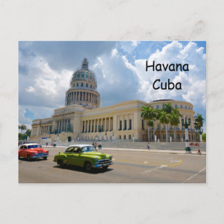 Havana, Cuba, het Capitolgebouw, Habana Capital Briefkaart