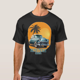 Havana Cuba Klassieke Auto's T-shirt