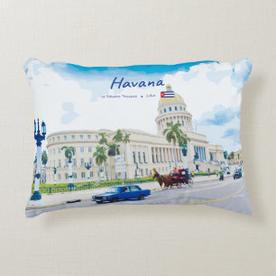 Havana, Cuba - Klassieke Vintage Soul Accent Kussen