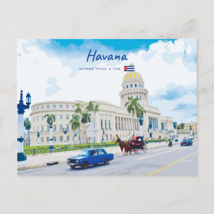 Havana, Cuba - Klassieke Vintage Soul Briefkaart