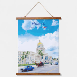 Havana, Cuba - Klassieke Vintage Soul Hangend Wandkleed