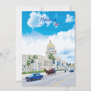 Havana, Cuba - Klassieke Vintage Soul Kaart