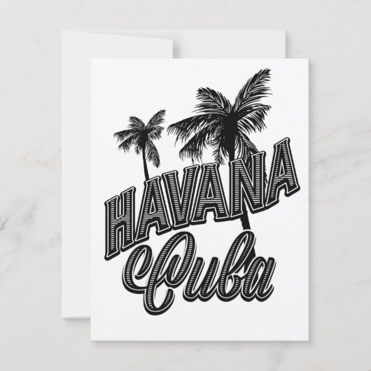 Havana Cuba  letterkunst. (Voorkant)