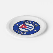 Havana Cuba Papieren Bordje (Gekanteld)