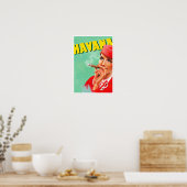 Havana Cuba — poster van oudsher reizen (Keuken)