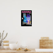 Havana Cuba — poster van oudsher reizen (Keuken)