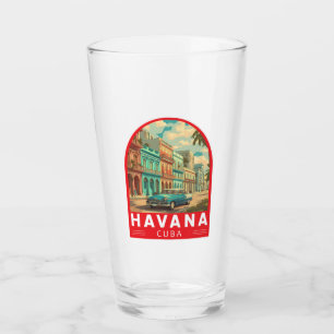 Havana Cuba Reis Kunst Embleem Glas