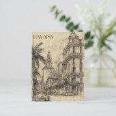 Havana Cuba Reizen Briefkaart (Staand voorkant)