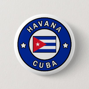 Havana Cuba Ronde Button 5,7 Cm