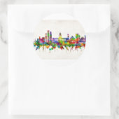 Havana Cuba Skyline Ronde Sticker (Tas)