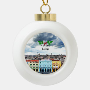 Havana, Cubaanse landschap Keramische Bal Ornament