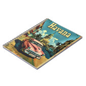 Havana Dromen: Vintage auto Notitieboek (Linkerzijde)