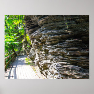 Havana Glen Park, Montour Herfsten, New York Poster