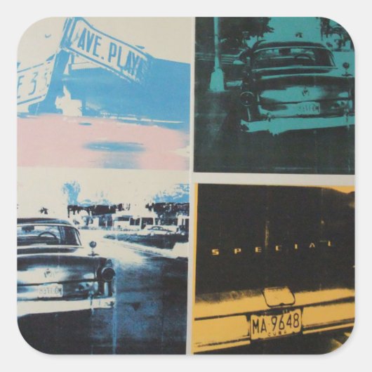 Havana I Vierkante Sticker (Voorkant)