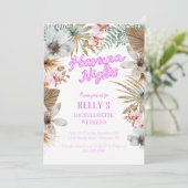 Havana Nights Cuban Bachelorette Weekend Kaart (Staand voorkant)