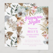 Havana Nights Cuban Bachelorette Weekend Kaart (Voorkant / Achterkant)