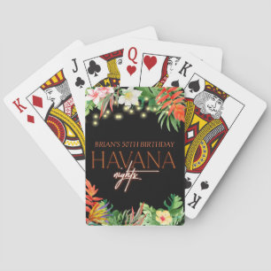 Havana Nights, Havana Nights Party, Tropisch Pokerkaarten