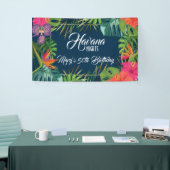 Havana Nights Tropical Birthday Banner (Beurs)