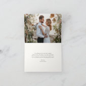 Havana Palm |  palmboom bruiloft foto Bedankkaart (Binnen)