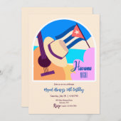 Havana Party Kaart (Voorkant / Achterkant)