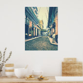 Havana Street Cuba 1899 Poster (Keuken)