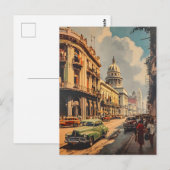 Havana Streets : Carte postale Vintage (Devant / Derrière)