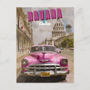 Havana Vibes: Nationaal Capitool Briefkaart