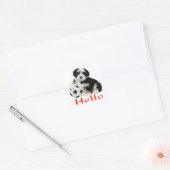 Havanais Chien Chien Chien Bonjour Stickers Sceau (Enveloppe)