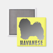 Havanees Magneet (Voorkant / Achterkant)