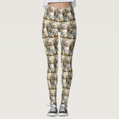 Havanees met paaseieren leggings (Voorkant)