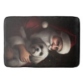 Havanees met Sinterklaas Feestelijke Kerstmis Badmat (Voorkant)