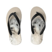 Havanees schilderen (Gold Sable) - Oorspronkelijke Kinder Teenslippers (Voetbed)