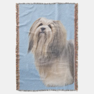 Havanees (zilver) schilderen - Kute Original Dog A Deken