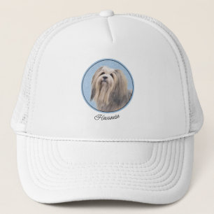Havanees (zilver) schilderen - Kute Original Dog A Trucker Pet